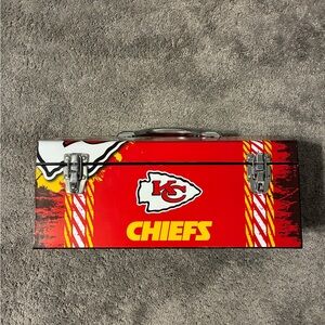 NFL Chiefs Red and Yellow Tool Box
